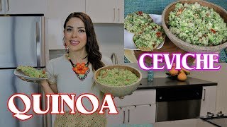 CEVICHE DE QUINOA CÓMO SE COCINA QUINOA Y PROPIEDADES [upl. by Descombes]