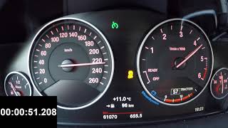 BMW F31 320d TOP SPEED  Acceleration 0240 kmh [upl. by Sabah]