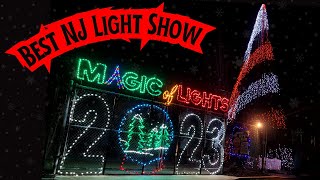 NJs Top Rated Christmas Tour 🎄 Magic of Lights DriveThru with Music [upl. by Ahseei]