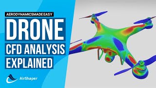 Aerodynamics Made Easy  Drone CFD Analysis Explained  StepbyStep Guide [upl. by Ayanej]