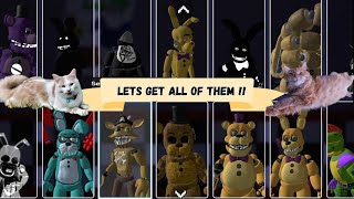 HOW TO UNLOCK EVERY SECRET CHARACTER  Fredbears mega roleplay [upl. by Alleacim942]