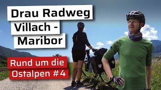 Bikepacking rund um die Ostalpen I Teil 4 I Drau Radweg Villach – Maribor Mai 2024 [upl. by Waers]