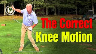 Master The Correct Knee Motion in your Golf Swing [upl. by Okram203]