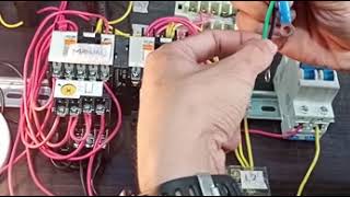 AUTO OFF MANUAL FLOATLESS LEVEL SWITCH WITH OVERLOAD  Wiring Tutorial 3 [upl. by Audwen]