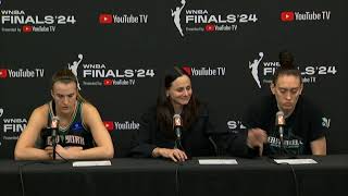 2024 WNBA Finals Game 2 PostGame Press Conference Liberty vs Lynx [upl. by Naira838]