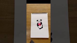 How To Draw A Panda Cute amp Easy [upl. by Hannan973]