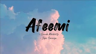 Afeemi  Sanah Moidutty  Jigar Saraiya   Official Song   Yeashin Arafat [upl. by Sieracki]