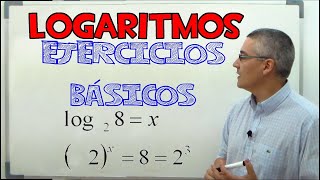 Logaritmos ejercicios básicos Aprende matemáticas [upl. by Anatsirhc257]