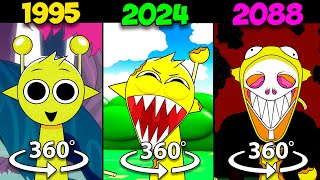 360° VR Incredibox Sprunki 1995 vs 2024 vs 2088 [upl. by Ailaht]