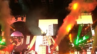 David Guetta Live In India Hyderabad 4K Mad crowd [upl. by Toback]