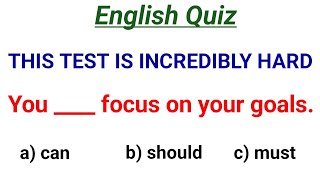 English Grammar Test 📕✍️ if you psss this test your English is awesome😊 [upl. by Flory]