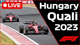 🔴F1 LIVE  Hungary GP QUALI  Commentary  Live Timing [upl. by Amo203]