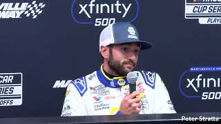 Chase Elliott on Martinsville Truck Finish quotI Dont Love it But Things Have Come to That Nowquot [upl. by Gustav]