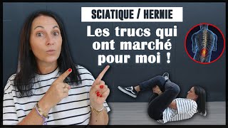 🤕 HERNIE amp SCIATIQUE  MES CONSEILS L5S1 [upl. by Jordan]