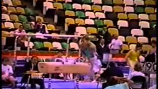 Pommel horse  dismount salto backward [upl. by Aicad]