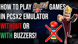 How To Play Buzz Games in PCSX2 Without or With Buzzers [upl. by Aiello212]