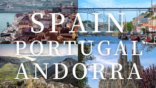 Spain Portugal Andorra PERFECT TRAVEL VLOG  4K 🇪🇸🇵🇹🇦🇩 [upl. by Hamlen]