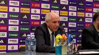 Partizan  Real Madrid Konferencija za medije  Željko Obradović [upl. by Nema]