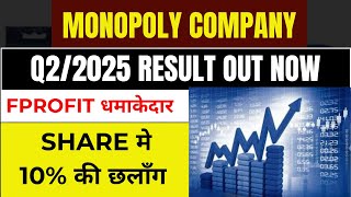 MONOPOLY COMPANY Q2 RESULT OUT [upl. by Nirred811]