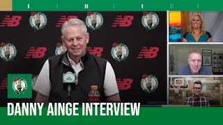 EXCLUSIVE INTERVIEW Danny Ainge on retiring as Director of Basketball Operations [upl. by Ramyaj770]