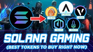 Best Solana Gaming Tokens Right Now 🎮💰 [upl. by Kwasi887]