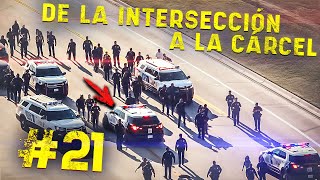 Persecuciones policiales en EEUU De la intersección a la cárcel 21 [upl. by Aeriel]