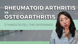 Osteoarthritis vs Rheumatoid arthritis 3 Things to tell the difference [upl. by Yelsa]