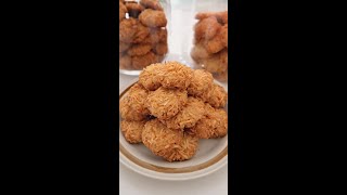 The BEST coconut cookies ever  Homemade desiccated coconut [upl. by Elleahcim]