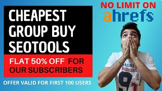 Best amp Cheap Group Buy SEO Tools 2021  Cheapest Ahref SemRushLong Tail Pro Moz Grammarly amp more [upl. by Rowena]