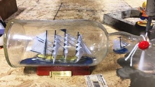 Ship In A Bottle vs 60000 PSI Waterjet [upl. by Merp]