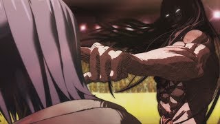 Kengan Ashura「AMV」 Kiryu Setsuna VS Nikaido Ren [upl. by Elletsirhc]