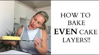 DIY Cake Baking Strip  Brilliant way to get even yummy layer cakes  Tutorial [upl. by Dunson661]