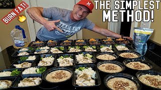 How To Meal Prep For The Entire Week  Bodybuilding Shredding Diet Meal Plan [upl. by Anselme]