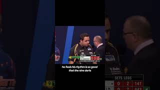 Dart MASTER Adrian Lewis 9Dart Moment [upl. by Ackler]