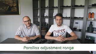 Parallax adjustment range  Optics Trade Debates [upl. by Yssor]