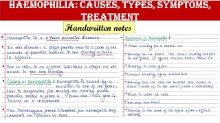 Haemophilia  Causes  Types  Symptoms  Treatment [upl. by Luzader]