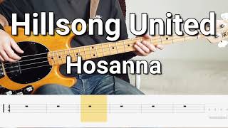 Hillsong United  Hosanna Bass Cover Tabs [upl. by Conley]