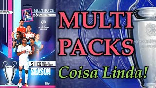 MARAVILHA de CROMOS 2x Multipacks Champions League 202324 Saquetas Topps [upl. by Henriques]