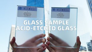 Acidetched Glass Fingerprintfree Low Iron VS Clear [upl. by Accem460]