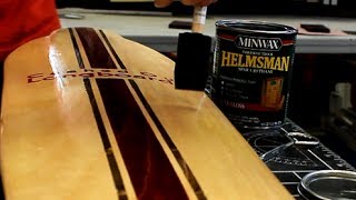 The Complete Guide to ClearCoating a Longboard [upl. by Linzy]