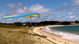 Hang Gliding  Dune Gooning at the Boneyard 2011 Australia [upl. by Beatty]