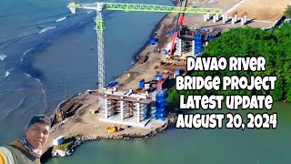 Davao river Bridge project latest update august 20 2024 [upl. by Nimad682]