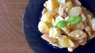 Insalata di patate con pollo e uova  RICETTA ESTIVA [upl. by Wakefield928]