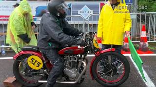 Pure Loud Sound Vintage Bikes amp Sidecars at Swiss Hillclimb Gurnigel 2017 [upl. by Sibelle]