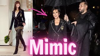 Kris Jenner imitated Anne Hathaway despite the cold weather as she left Claridges Hotel in London [upl. by Viddah]