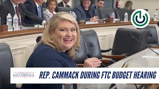 Rep Cammack During FTC Budget Hearing [upl. by Chipman]