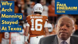 Why Arch Manning Stayed at Texas  2024 Spring Football with Cedric Golden [upl. by Sawtelle827]