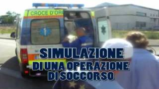 SIMULAZIONE DI UNA OPERAZIONE DI SOCCORSO  trailer 20 CROCE DORO PRATO [upl. by Beshore901]