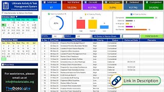 Ultimate To Do List and Daily Activity Tracker in MS Excel and VBA Premium Tool [upl. by Lerim674]