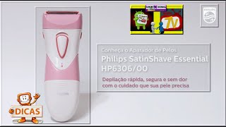 Conheça Aparador de Pelos SatinShave Essential Philips [upl. by Heady891]